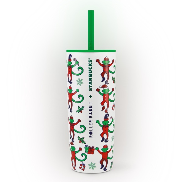 Starbucks Other - Starbucks X Roller Rabbit Monkey Mas
Stainless Steel Cold Cup